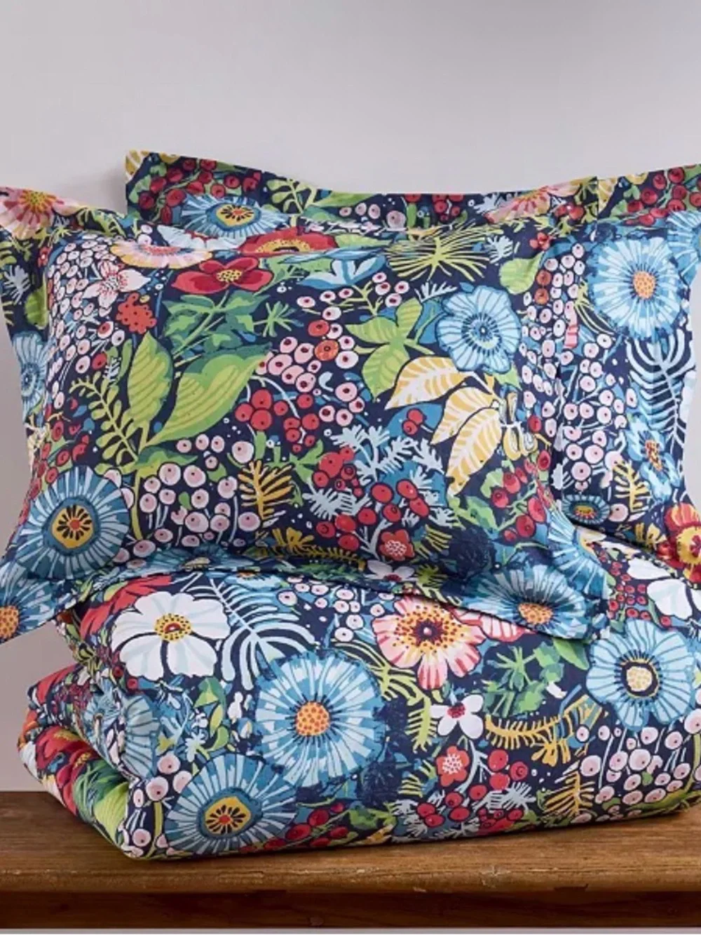 Levtex Home Night Garden Reversible 3-Pc. Duvet Cover Set, King 106x94